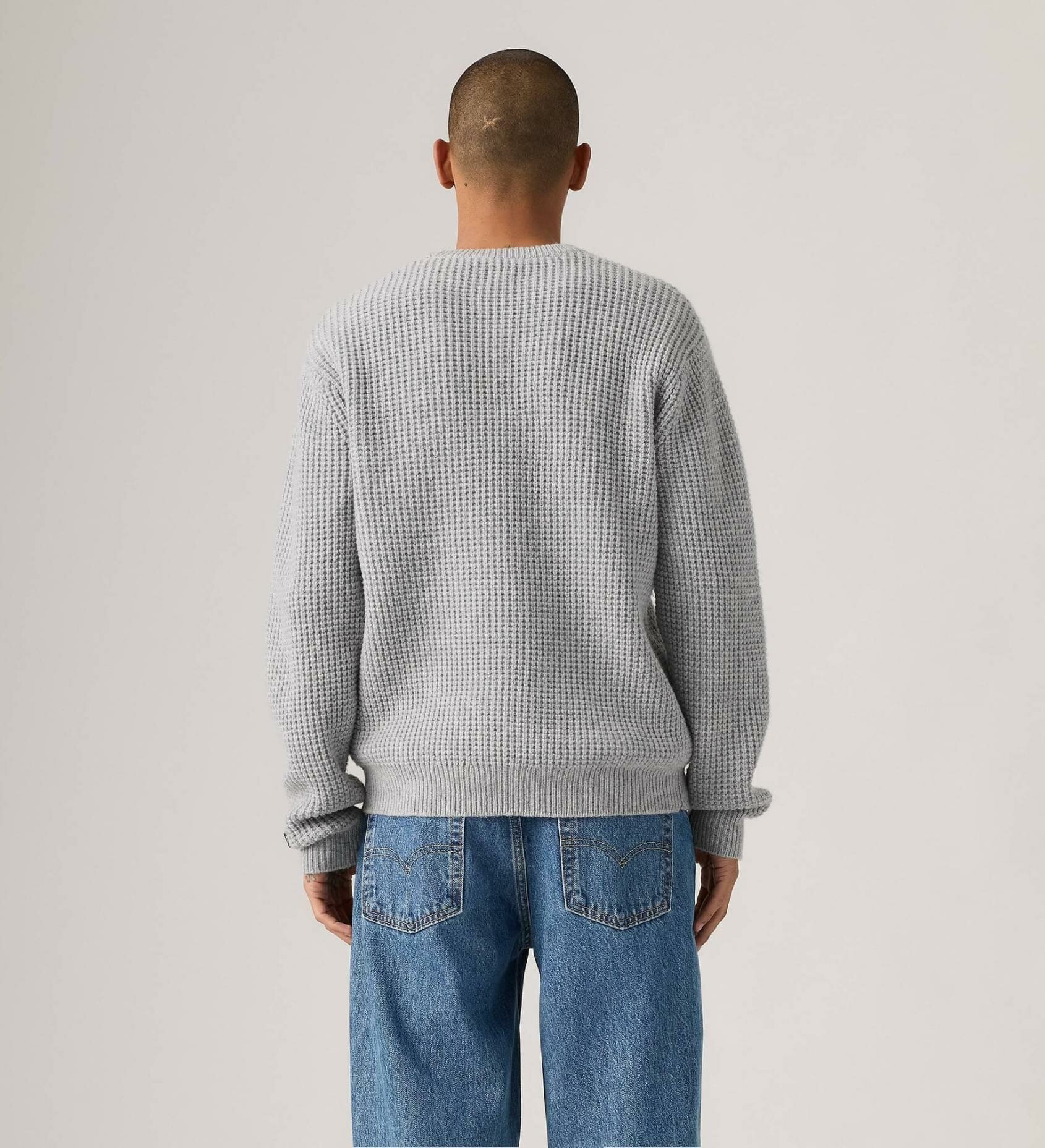 Свитер Levi's, размер M, , серый — фото 1