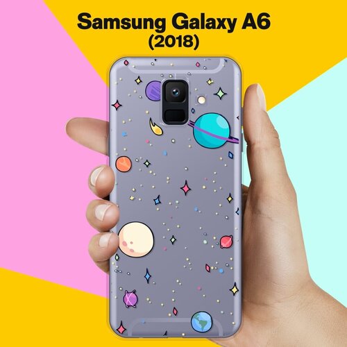 Силиконовый чехол на Samsung Galaxy A6 (2018) Планеты / для Самсунг Галакси А6 2018