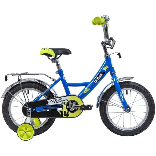 Велосипед, детский велосипед Novatrack Urban, синий, 14