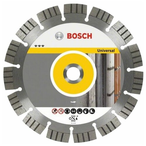 Диск алмазный отрезной Best for Universal and Metal (230х22.2 мм) для УШМ Bosch 2608602665