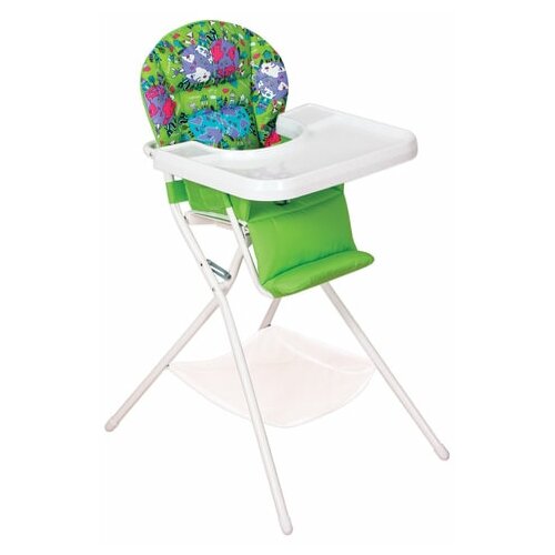 фото Кресло детское для кормления дэми кдс.03, съемный столик, цвет салатовый/белый, 1 шт.