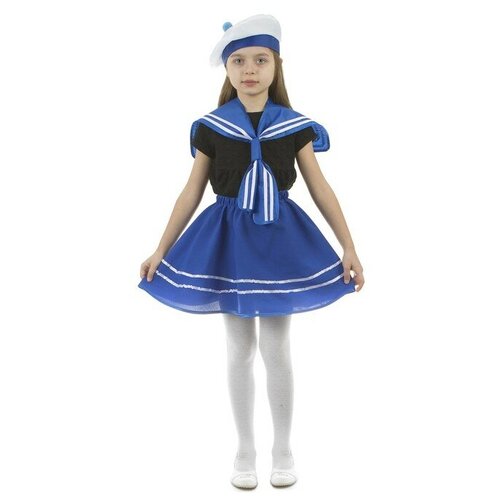 фото Карнавальный костюм «морячка», 6-7 лет, рост 122-128 см mikimarket