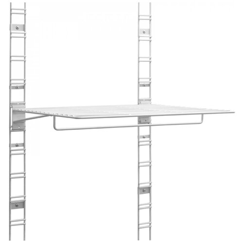 ESSE Полка сетчатая с планкой для плечиков 498x400 мм белый SWH01-03