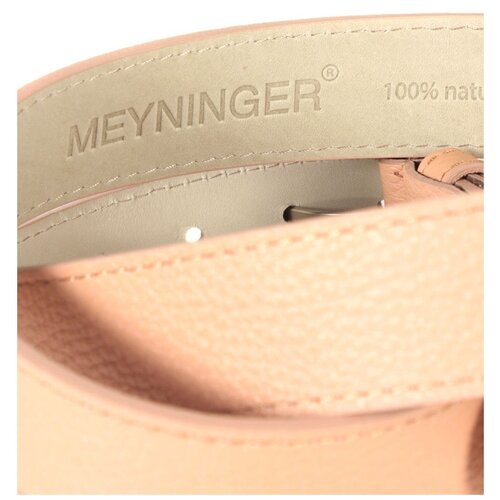 фото Ремень/ремень женский/ремень женский натуральная кожа/meyninger/рн-4502/пудровый/120/модель ремень женский/с классической пряжкой