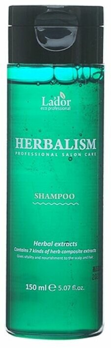 Lador Шампунь для волос на травяной основе Herbalism shampoo 400мл