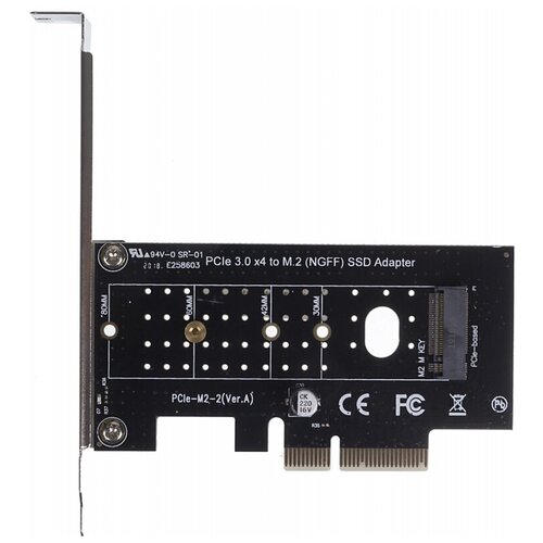 адаптер noname ngff for ssd v2 heatsink ret asia pcie m2 ngff m key v2 Адаптер PCI-E M.2 NGFF for SSD V2 + Heatsink Ret