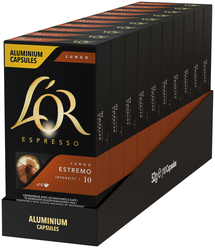 Кофе в капсулах L'OR Espresso Lungo Estremo, 10 шт., , 10 уп.