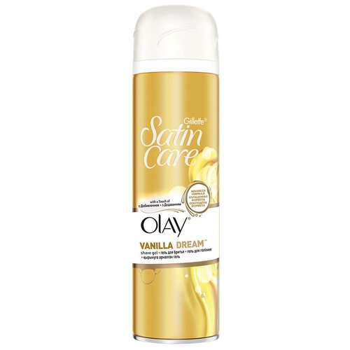 Гель для бритья Gillette Satin Care Olay Vanilla Dream, 200 мл