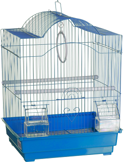 Клетка Kredo для птиц А113 (30*23*39 см) Цвет голубой