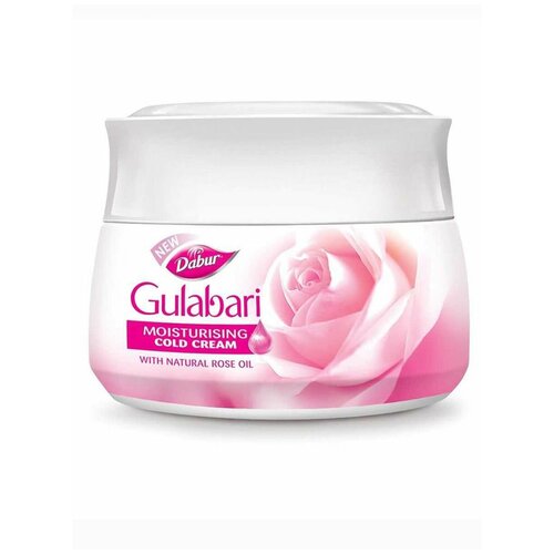 Увлажняющий крем для лица с маслом розы Гулабари / Gulabari moisturising cold cream, Dabur , 30 мл