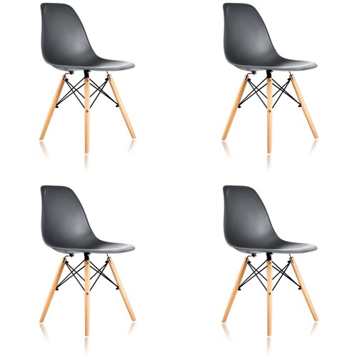 Стул EAMES DSW Графит (4 шт)