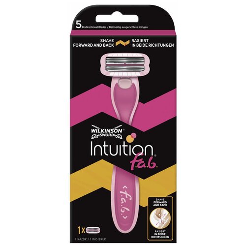 Бритва Wilkinson Sword Intuition FAB женская бритва c 1 сменной кассетой