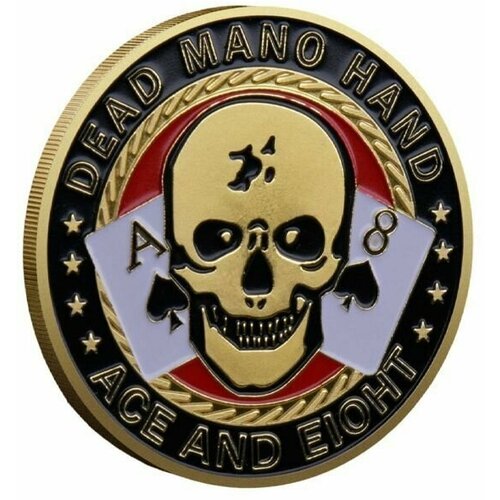 Коллекционная монета "Dead Mano Hand" / Poker