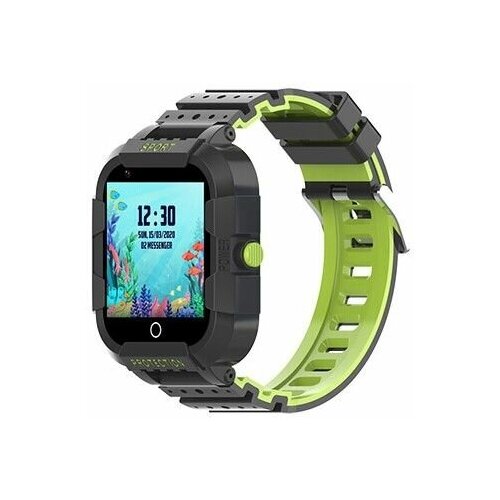 Наручные умные часы Smart Baby Watch Wonlex CT12 черные, электроника с GPS и видеозвонком, аксессуары для детей