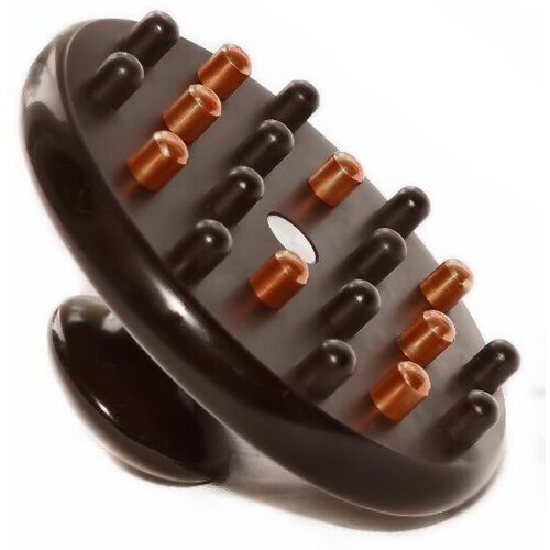 Массажер для тела эбонитовый дисковый большой с медью Диаметр 115 мм 9800₽