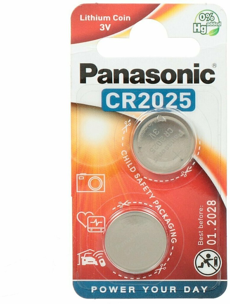 Батарейка Panasonic Lithium Coin CR2025