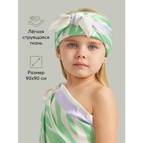 фото Платок happy baby, 90х90 см, мультиколор