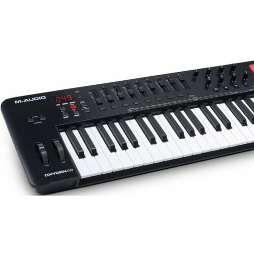 Миди клавиатура M-Audio Oxygen 49 Mk V летняя распродажа скидка на m audio oxygen pro 61 usb midi контроллер клавиатуры
