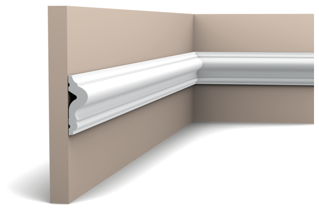 Лепнина дюрополимер молдинг 17x50 мм настенный полиуретановый под покраску Orac Decor Px 175-2 метра