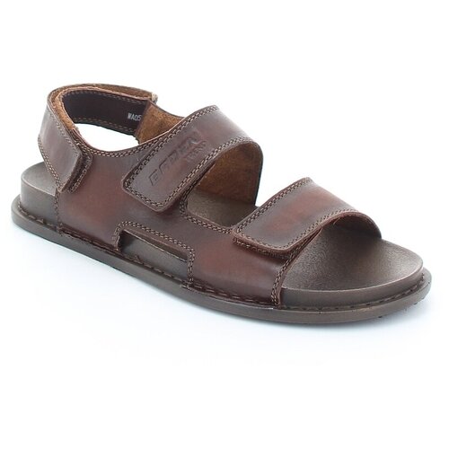 фото Сандалии baden, натуральная кожа, размер 40, коричневый