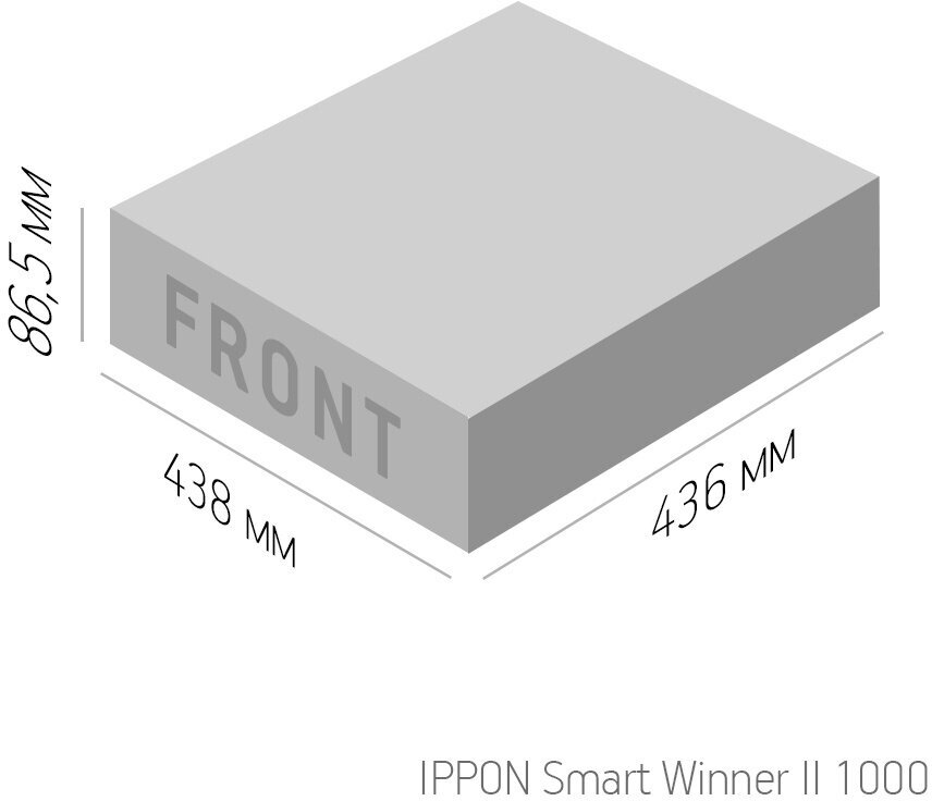 Интерактивный ИБП IPPON Smart Winner II 1000