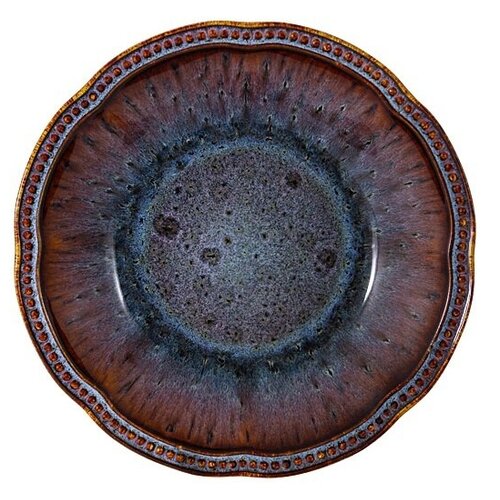фото Тарелка суповая pompeia, диаметр 23 см, объем 0,45 л, цвет арабские ночи, керамика, matceramica, mc-g767200496c0276