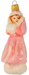 Елочная игрушка Девочка с муфтой (Анна) — фото 1