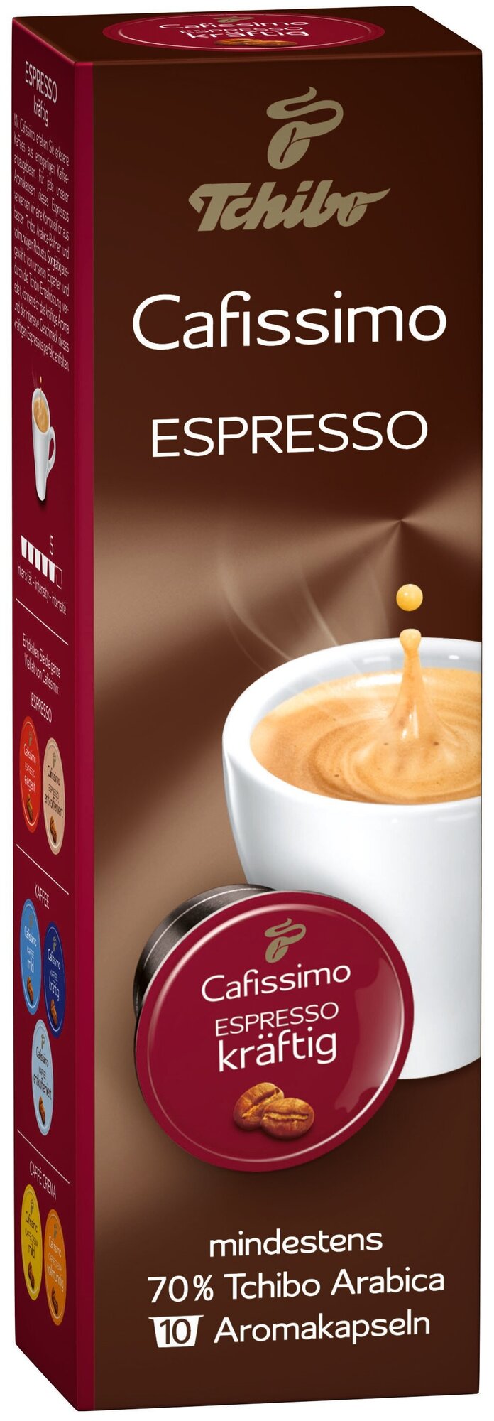 Кофе в капсулах Tchibo Cafissimo Espresso Intense Aroma, 10 кап. в уп. - фотография № 8