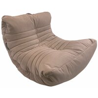Современное кресло для отдыха aLounge - Acoustic Sofa - Purple Rain (велюр, пудровый) - мягкая мебель в гостиную, детскую, спальню, на балкон