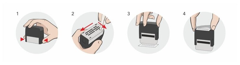 Самонаборный штамп автоматический COLOP , оттиск 69 х 10 мм, шрифт 3.1 мм, прямоугольный - фото №13