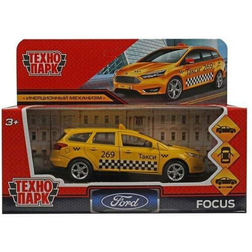 Машина Ford Focus Turnier Такси 12 см, Технопарк