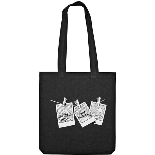 фото Сумка шоппер us basic, черный