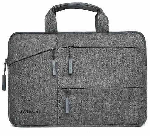 Сумка Satechi Water-Resistant Laptop Carrying Case with Pockets 15" gray