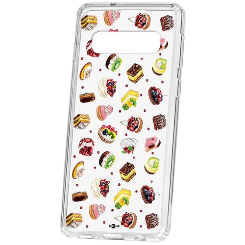 фото Чехол samsung s10 kruche print cake кruче