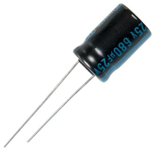 Конденсатор электролитический (capacitor) 680x25 (10x16) TK Jamicon 105C, TKR681M1EG16M