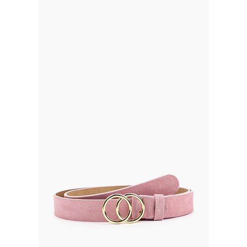 фото Ремень olio rosti, натуральная кожа, металл, подарочная упаковка, для женщин, длина 120 см., розовый