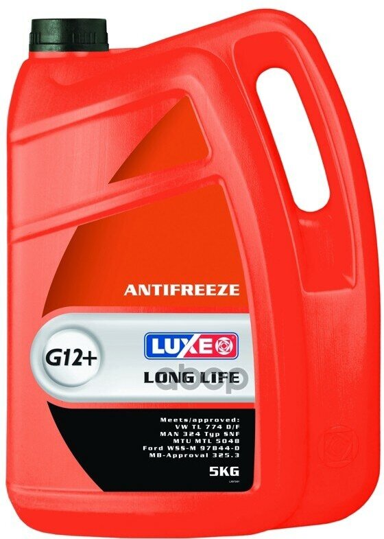 LUXE Антифриз-40 LONG LIFE G12+ (красный) 5кг Luxe арт. 673