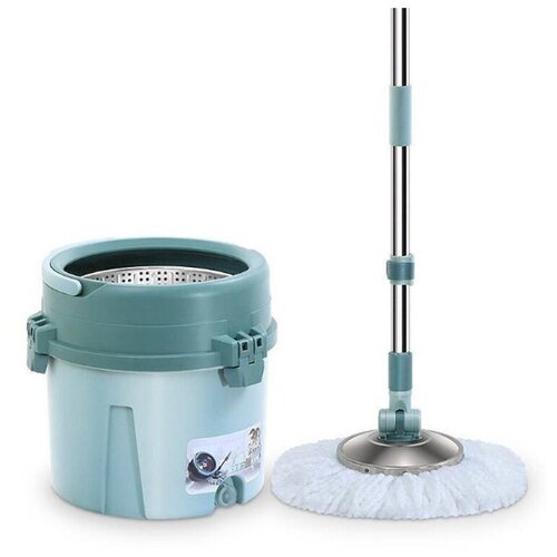 фото Набор для уборки с отжимом и 5 насадками (коричневый) китай