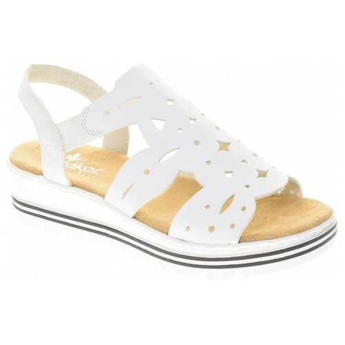 фото Босоножки rieker, размер 40, белый