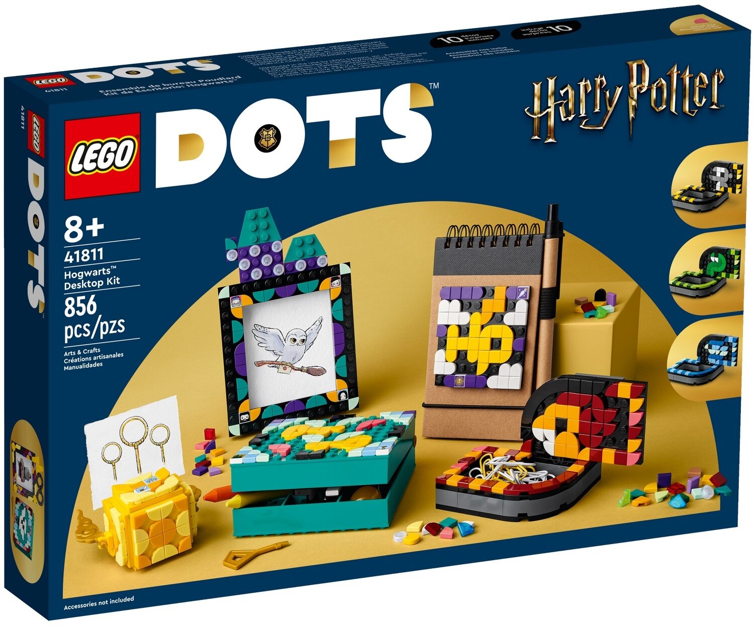 Набор с элементами конструктора LEGO DOTS 41811 Hogwarts Desktop Kit