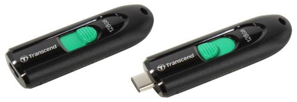 Флешка USB (Type-C) TRANSCEND Jetflash 790С 128ГБ, USB3.0, черный [ts128gjf790c] - фото №7