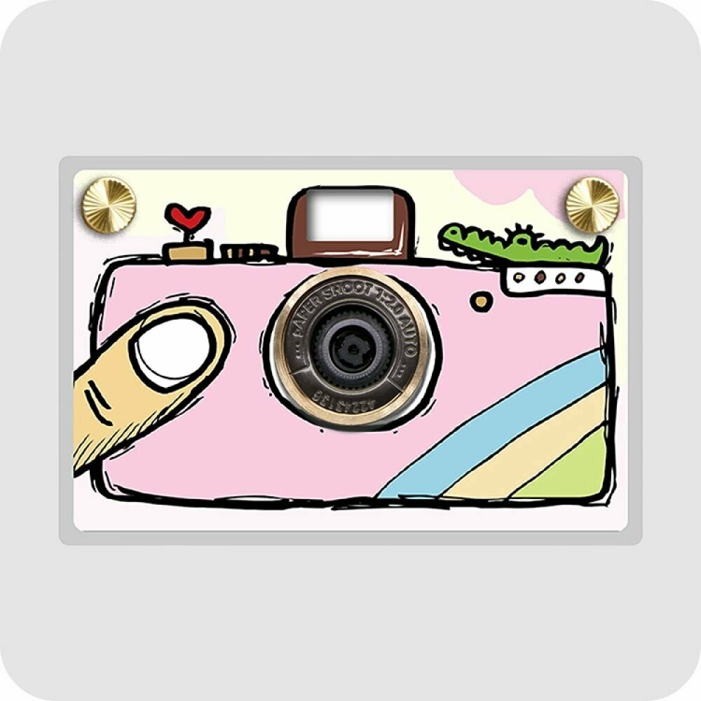 Компактный фотоаппарат PaperShoot Pink hand drawn