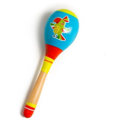 Купить Лесная мастерская Музыкальная игрушка маракас «Попугай», 20 см
