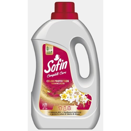 SOFIN Complete Care &Color Protection Жидкое средство для стирки цветных тканей, 1,5л