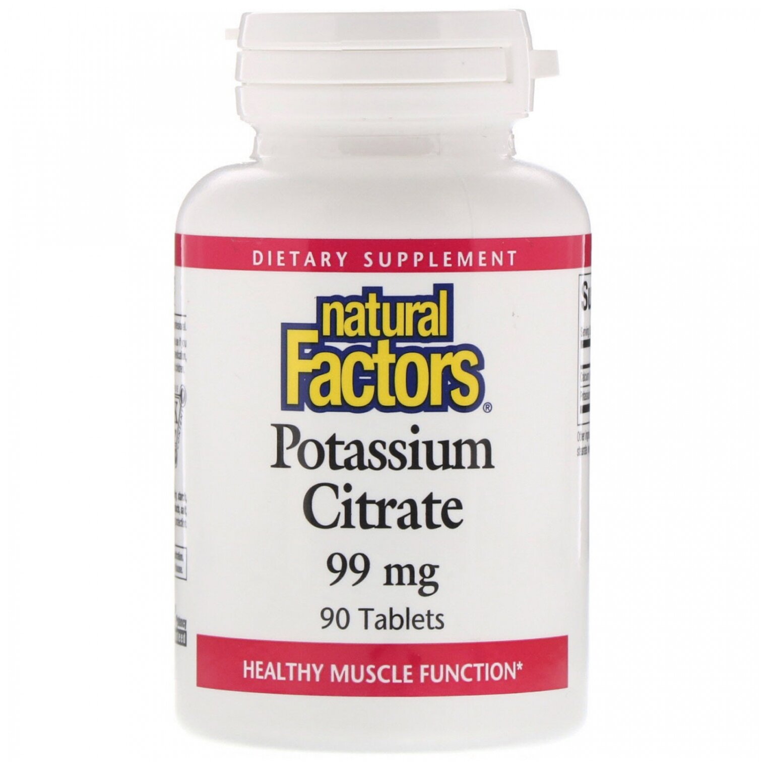 Natural Factors Potassium Citrate таб.