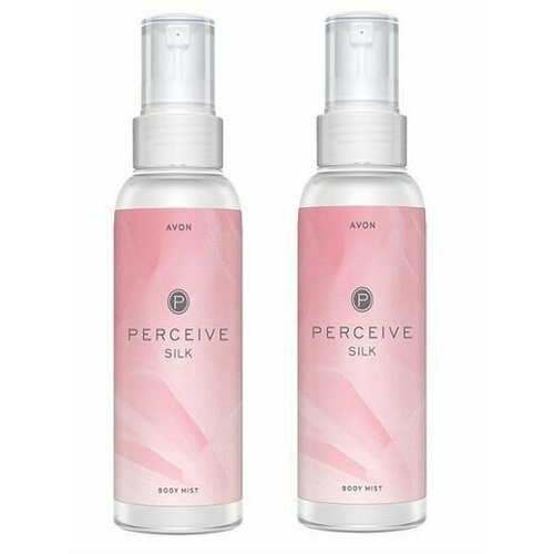 Парфюмированный спрей для тела AVON Perceive Silk, 2 штуки по 100 мл