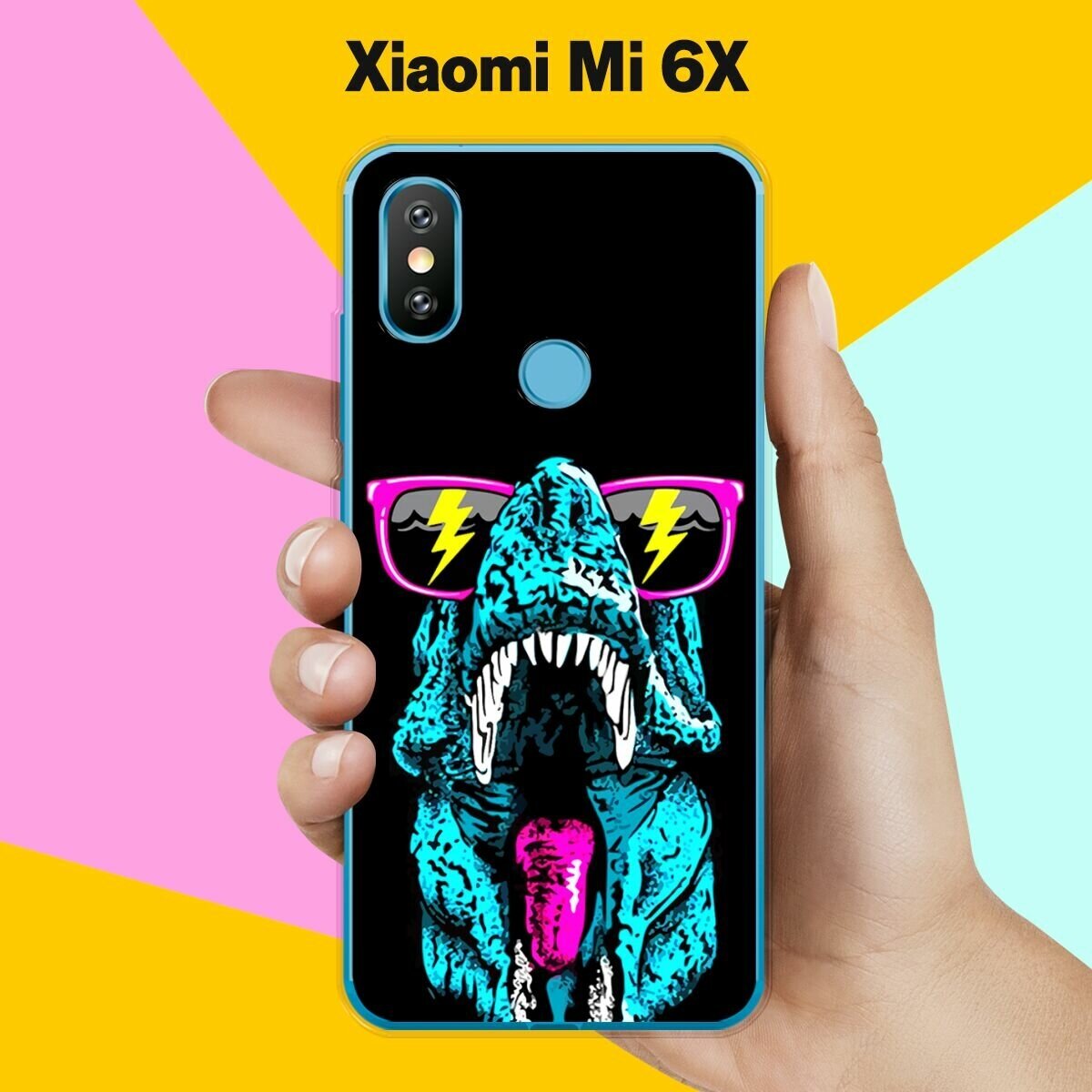 Силиконовый чехол на Xiaomi Mi 6X Пасть / для Сяоми Ми 6 Икс