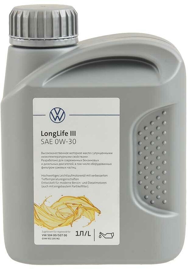   VAG (VW/Audi/Skoda/Seat) LONGLIFE III VOLKSWAGEN 0W-30  1 