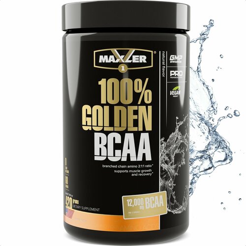 BCAA Maxler 100% Golden, натуральный, 420 гр. аминокислотный комплекс maxler 100% golden арбуз 420 гр