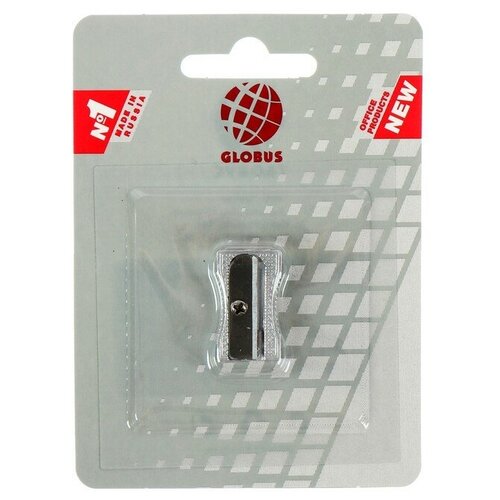 Точилка GLOBUS 1 отверстие металлическая скошенный край 153₽